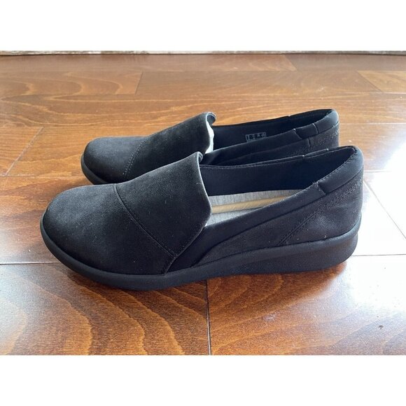 Clarks Women's Sillian 2.0 Eve Loafer - Black Synthetic, Size 7 M US NEW - Picture 2 of 6